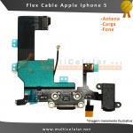 Flex Cable Apple Iphone 5G Carga Branco (A1428)